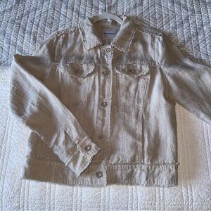 Tommy Bahama ladies linen jacket small